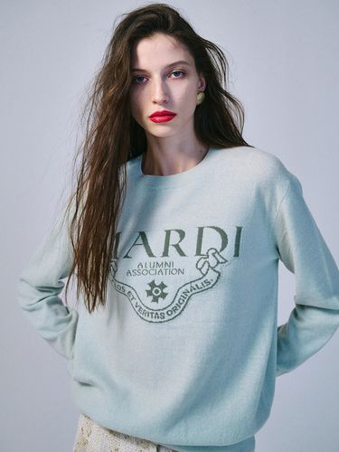 Cashmere Crew Neck Alumni Knit - MARDI MERCREDI - Modalova