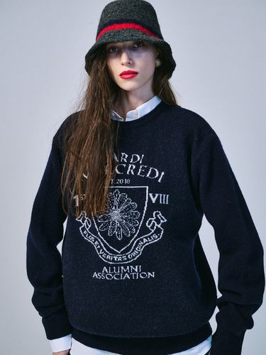 Cashmere Alumni Emblem Pullover - MARDI MERCREDI - Modalova