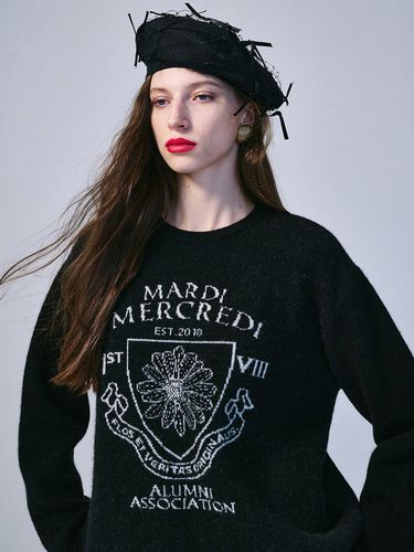 Cashmere Alumni Emblem Pullover - MARDI MERCREDI - Modalova