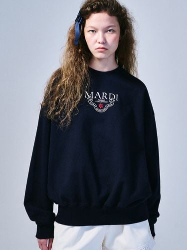 Alumni Classique Embroidered Sweatshirt - Navy - MARDI MERCREDI - Modalova