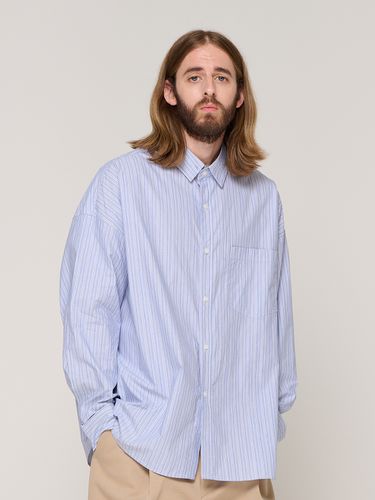 Basic City Boy Striped Oversized Shirt - CARGOBROS - Modalova