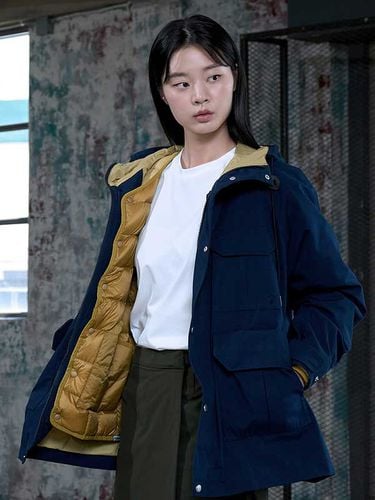 Heritage Detachable Down Jacket_Navy - OFFGRID - Modalova