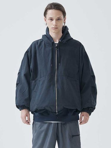 Oxford Hoodie Work Jacket [Navy] - HAVEOFFDUTY - Modalova