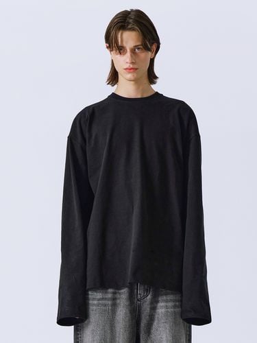 Heavy Long Sleeved T-Shirt _ Black - NUAKLE - Modalova