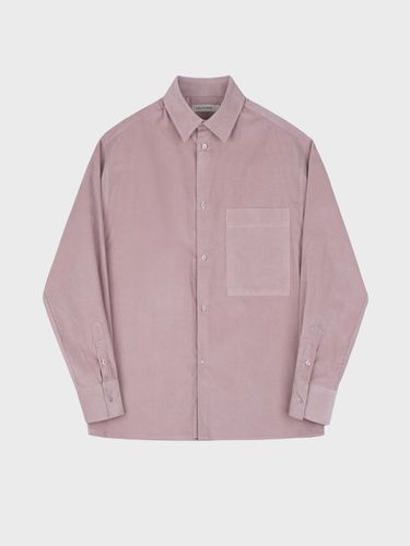 W Oversized Corduroy Shirt - Pink - LIEU HOMME - Modalova