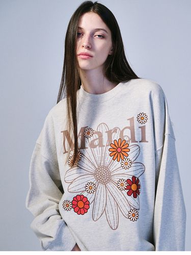 Flower Blossom Sweatshirt - MARDI MERCREDI - Modalova