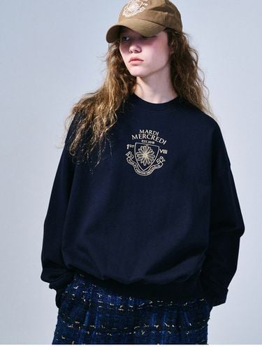 Alumni Small Emblem Sweatshirt - MARDI MERCREDI - Modalova