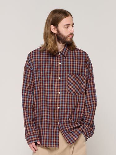 Plaid Oversized Fit Shirt - CARGOBROS - Modalova