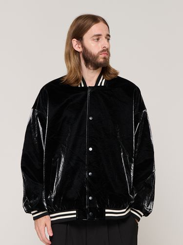 CB Coated Varsity Jacket - Black - CARGOBROS - Modalova