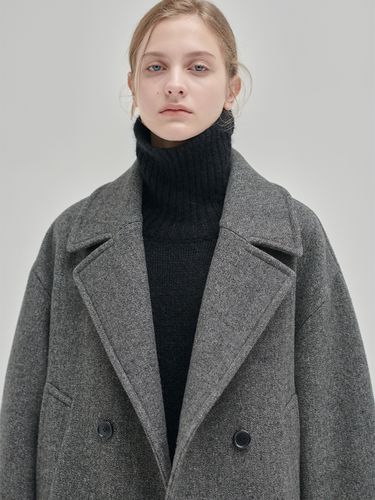 Winter Crop Coat_Charcoal - NILBY P - Modalova