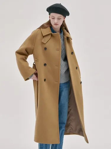 Wool Trench Coat - NILBY P - Modalova