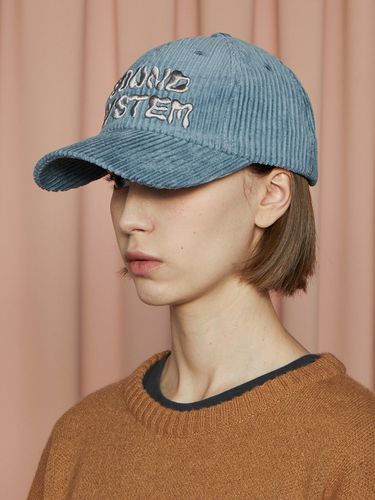 Sound Corduroy Baseball Hat - Blue - UNALLOYED - Modalova