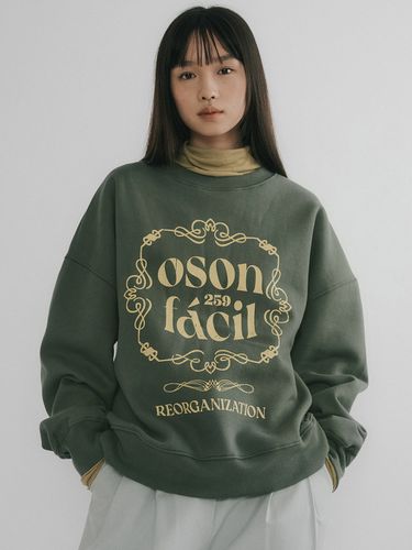 Oson Antique Sweatshirts_Khaki Gray - REORG - Modalova