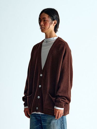 Oversized Alpaca Cardigan_Brown - 86d - Modalova