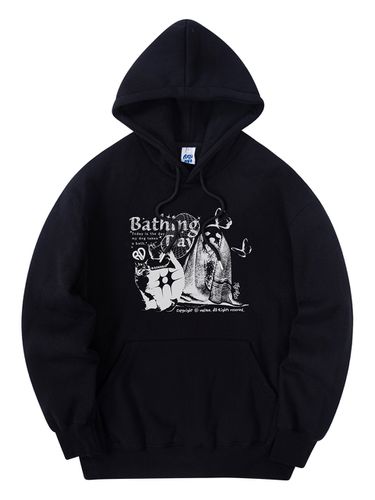 Bathing Graphic Hoodie _ Black - RADINEO - Modalova