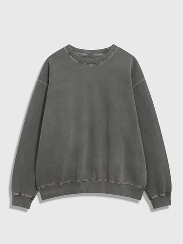 Garment Dyed Sweatshirt - Gray - 86d - Modalova