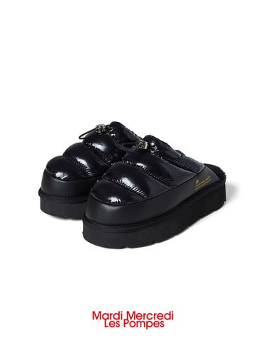 Hiver Padded Slipper_Black - MARDI MERCREDI LESPOMPES - Modalova