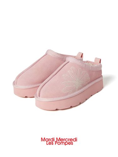 Classique Mules_Pink - MARDI MERCREDI LESPOMPES - Modalova