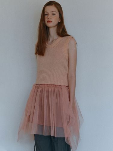 Layered Sha Dress (Indian Pink) - CELITAILS - Modalova