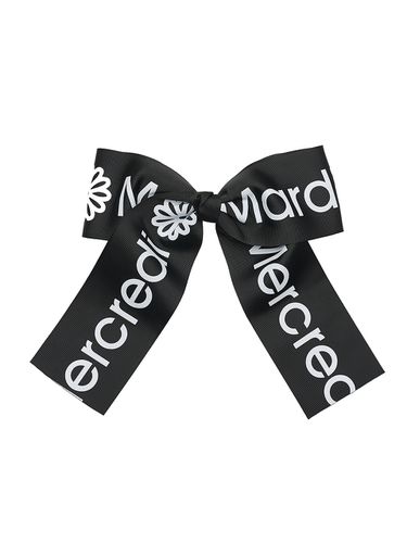 Logo Ribbon Hair Clip_Black - MARDI MERCREDI - Modalova