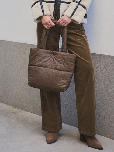 Solid Basket Bag_Brown - CITTA - Modalova