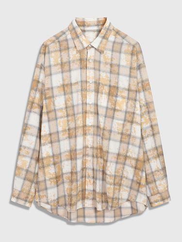 Brushed Cotton Plaid Shirt - 86d - Modalova