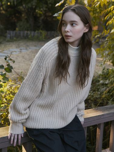 Always Heavy Round Knitwear (4 Color) - WEDNESDAY OASIS - Modalova