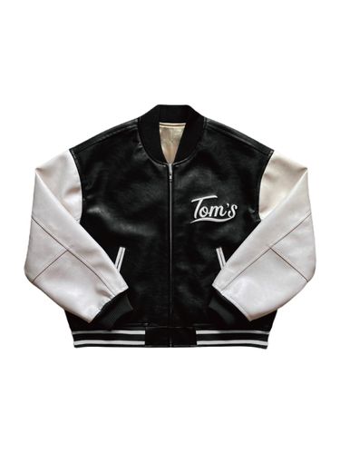 Vegan Leather Varsity Jacket _ - TOMS BIRTHDAY - Modalova