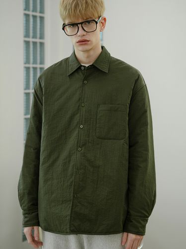 Puffer Shirt - Khaki - HALBKREIS LAYOUT - Modalova