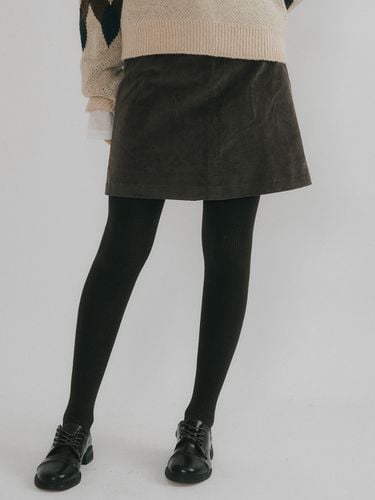 Oson Suede Mini Skirt_Ash Brown - REORG - Modalova