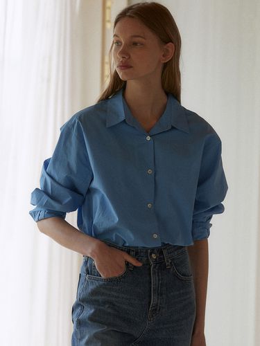 Loose Fit Shirt_Blue - LARGO - Modalova