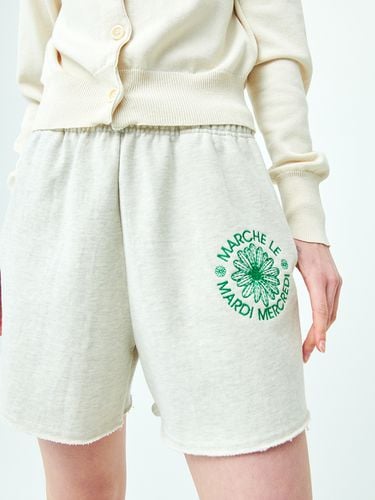 Marche Emblem Sweat Shorts - MARDI MERCREDI - Modalova