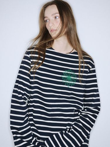 Long Sleeve Stripe T-shirt - MARDI MERCREDI - Modalova