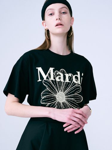 Flower T-shirt - Black Cream - MARDI MERCREDI - Modalova