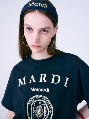 University T-shirt - Navy Cream - MARDI MERCREDI - Modalova