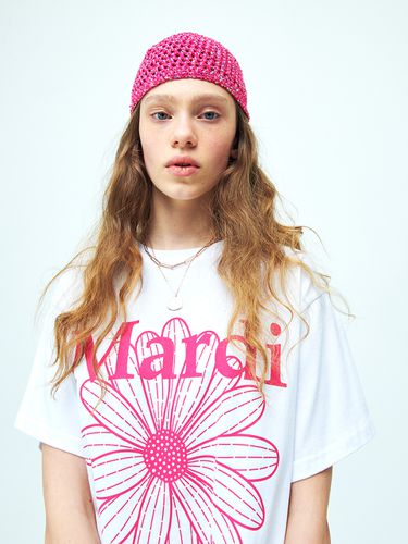 Flower T-shirt - White Violet - MARDI MERCREDI - Modalova