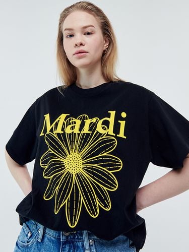 Flower T-shirt - Black Yellow - MARDI MERCREDI - Modalova