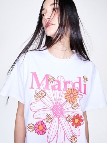 Flower Blossom T-shirt - White Pink - MARDI MERCREDI - Modalova