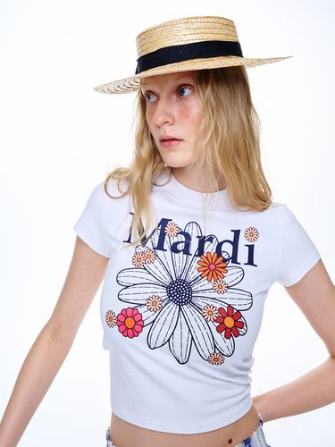 Flower Blossom Cropped T-shirt - MARDI MERCREDI - Modalova