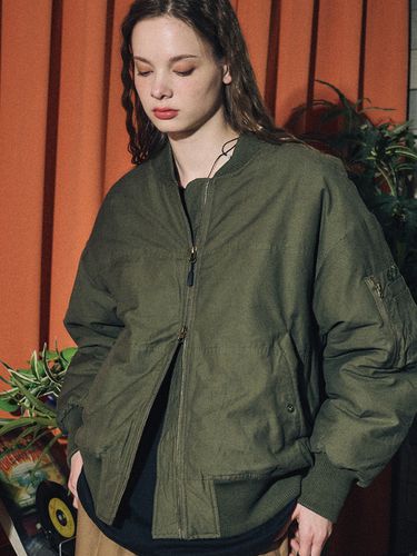 Oversized MA-1 Cut Line Jacket _ - CPGN - Modalova