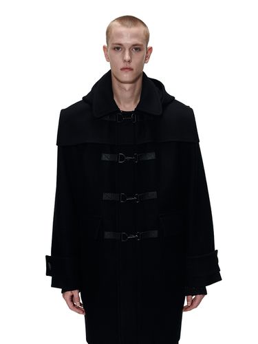 Duffle Hood Coat_Black - Theballon MEN - Modalova