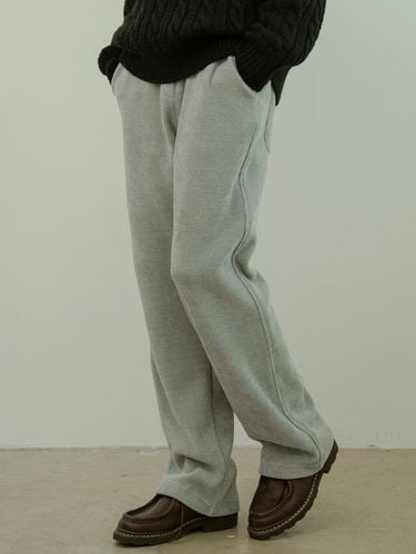 Corduroy Wide Sweatpant - Gray - HALBKREIS LAYOUT - Modalova