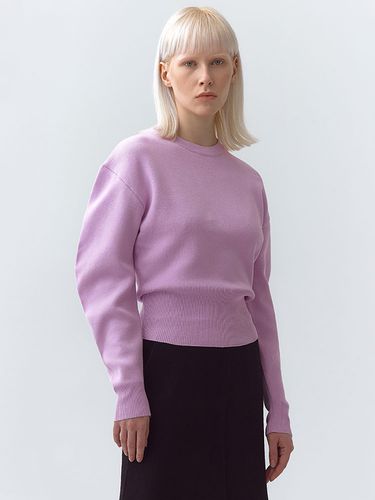 Balloon Cropped Knit_Pink - MAGJAY - Modalova