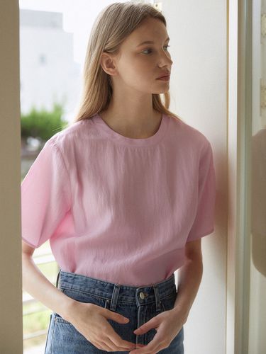 Short Sleeved T-shirt_Pink - LARGO - Modalova