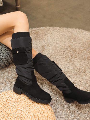 Pocket Padding Long Boots_Black - fri fla - Modalova