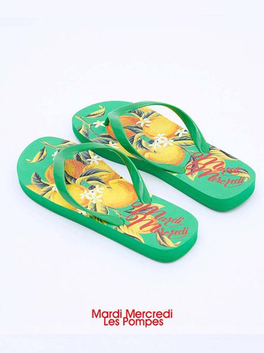 Flip Flops_Green - MARDI MERCREDI LESPOMPES - Modalova