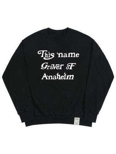 Cursive Letter Sweatshirt - GRAVER - Modalova