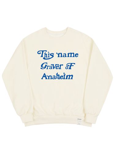 Cursive Letter Sweatshirt - GRAVER - Modalova