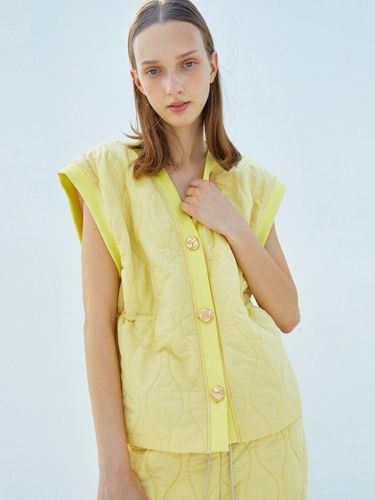 Masha Padded Vest - Yellow - MINNCHAI - Modalova