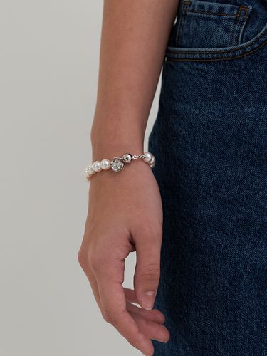 Magnet Pearl Basic Bracelet - MIDNIGHT MOMENT - Modalova